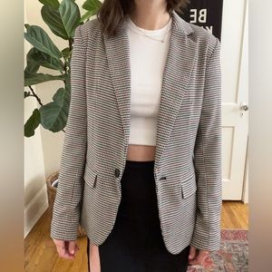 Houndstooth Women’s Blazer Jacket